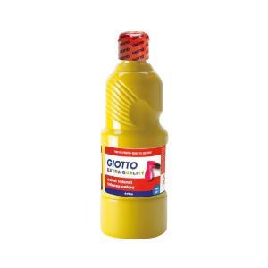 Tempera giotto paint giallo scuro flacone da 500ml