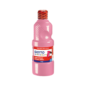 Tempera  paint rosa flacone da 500ml