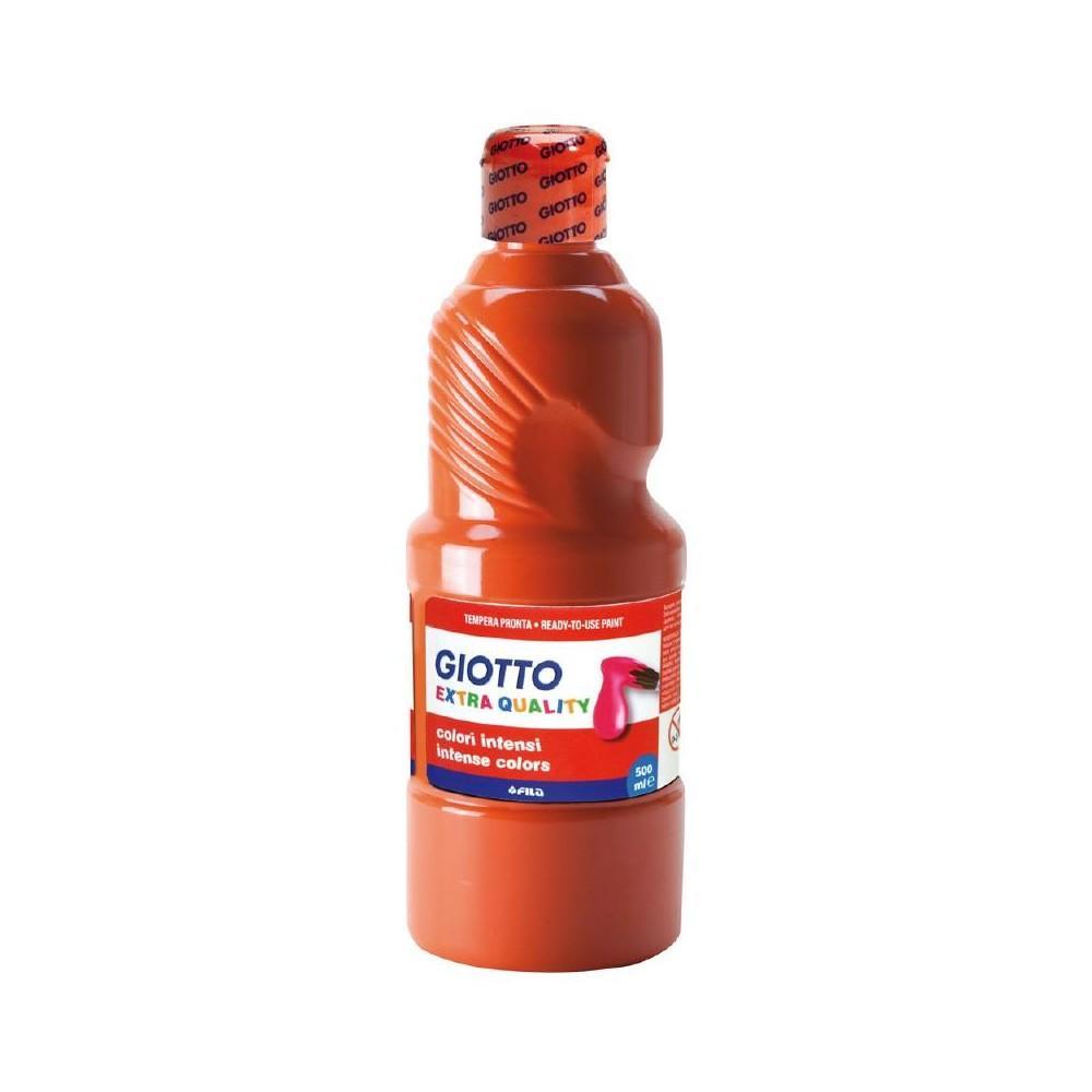 Tempera Giotto paint rosso scarlatto flacone da 500ml