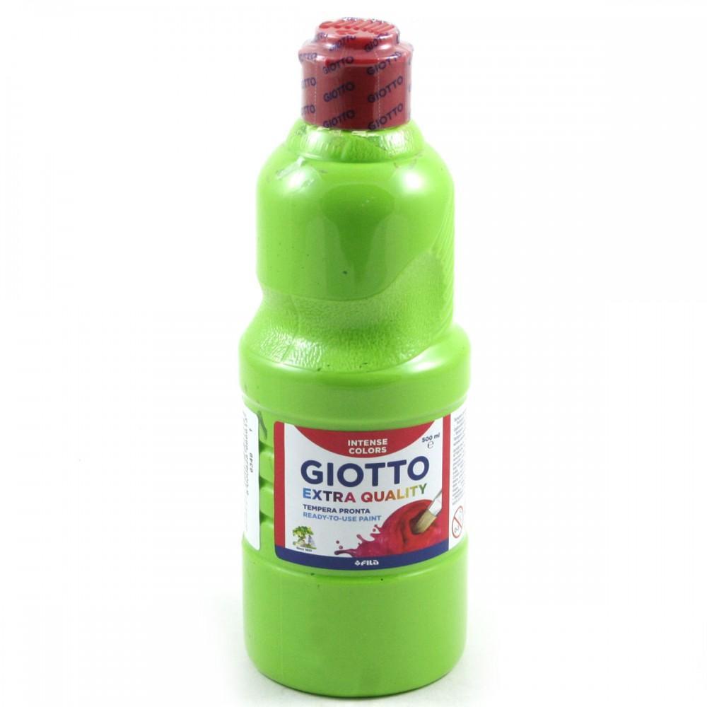 Tempera Giotto paint verde cinabro flacone da 500ml