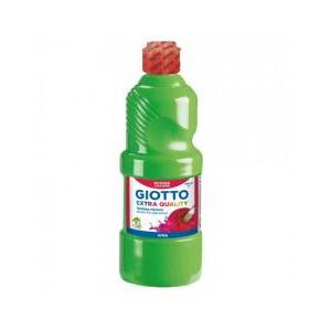 Tempera giotto paint verde flacone da 500ml