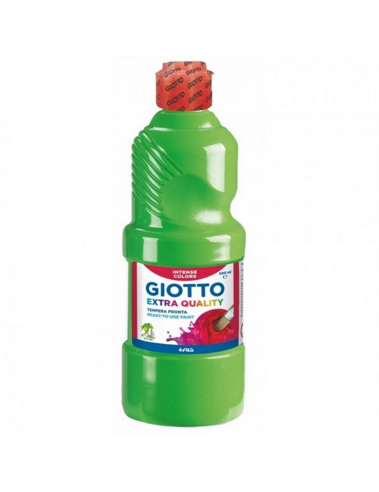 Tempera Giotto paint verde flacone da 500ml