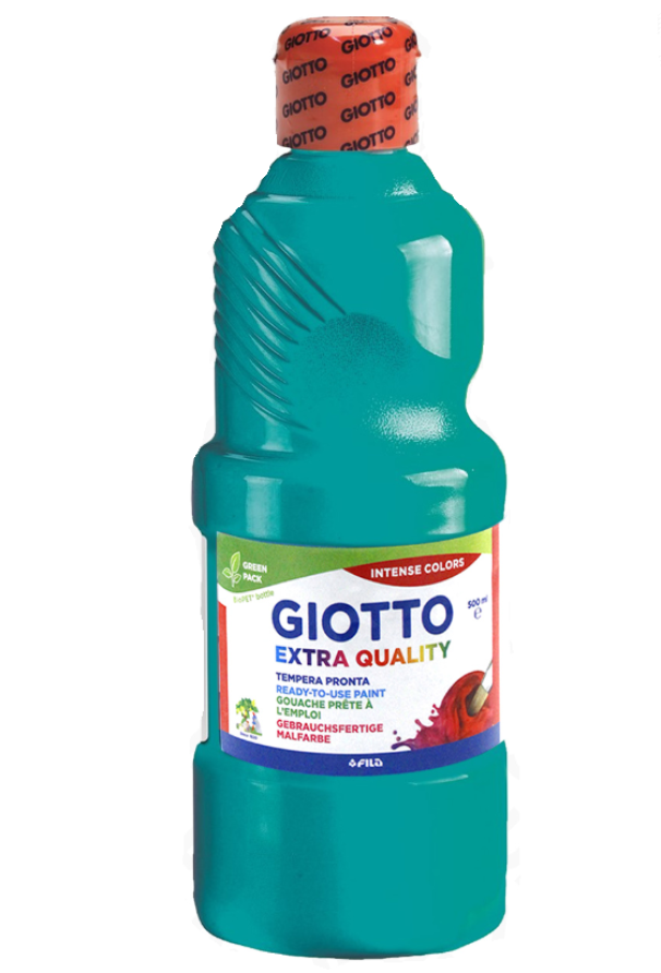 Tempera Giotto paint turchese 500ml