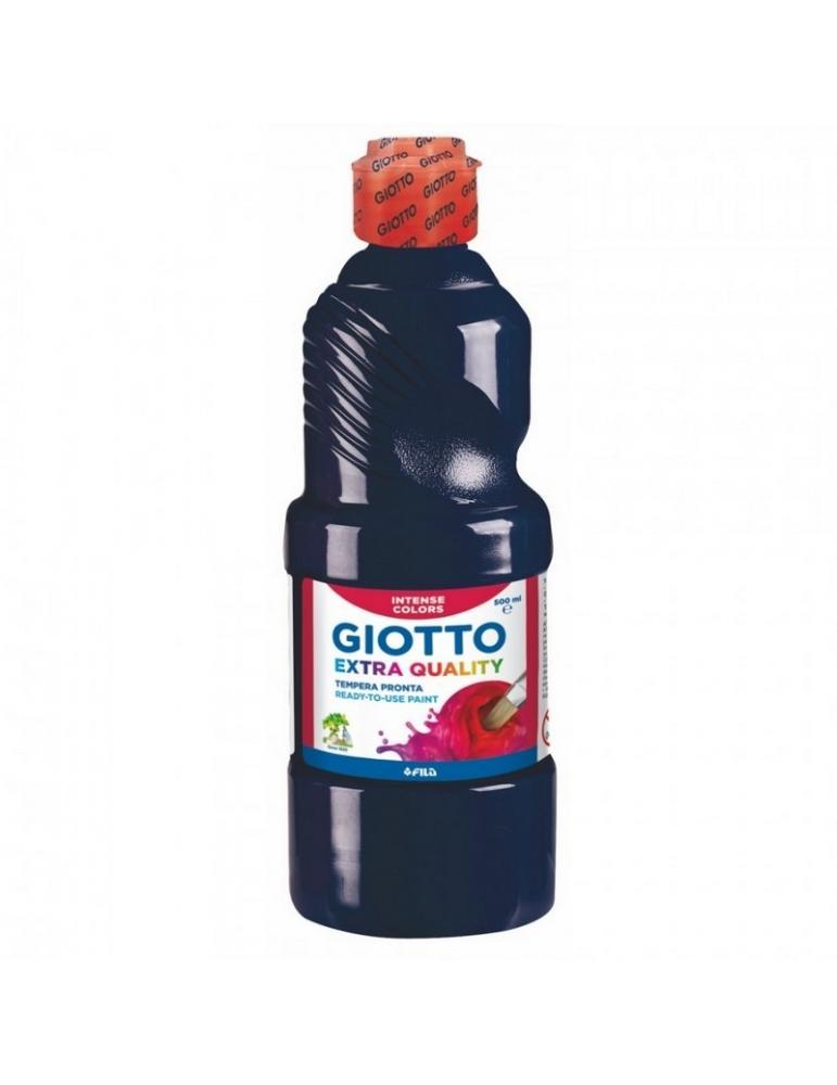 Tempera Giotto paint nero flacone da 500ml