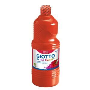 Tempera giotto paint rosso vermiglio flacone da 1000ml