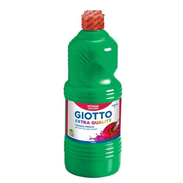 Tempera Giotto paint verde flacone da 1000ml