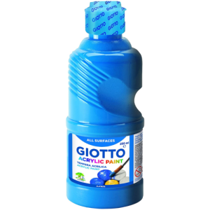 Tempera giotto acrylic cyan flacone da 250ml