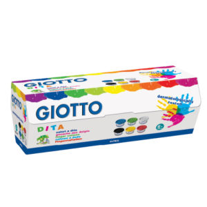 Colori a dita giotto 100ml confezione da 6