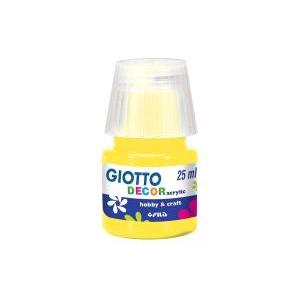 Tempera giotto decor acrylic giallo primario 25ml confezione da 6