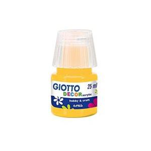 Tempera giotto decor acrylic giallo oro 25ml confezione da 6