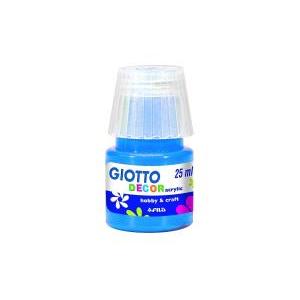 Tempera giotto decor acrylic blu cobalto 25ml confezione da 6