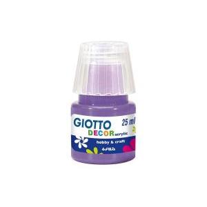 Tempera giotto decor acrylic violetto 25ml confezione da 6