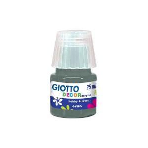 Tempera giotto decor acrylic grigio 25ml confezione da 6