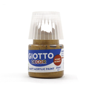 Tempera giotto decor acrylic oro 25ml confezione da 6