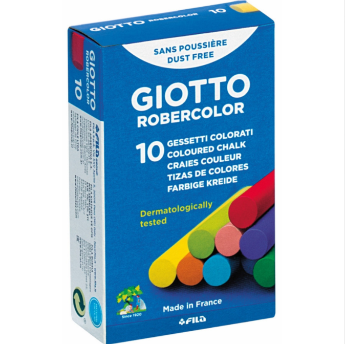 Gessetti Giotto robercolor confezione da 10