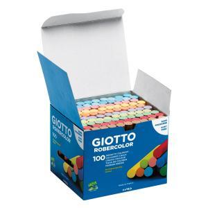 Gessetti colorati giotto robercolor confezione da 100