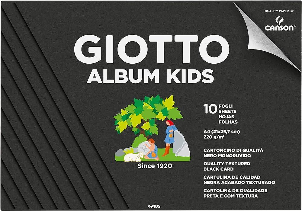 Album Giotto kids nero 10 fogli