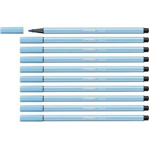 Pennarelli  pen 68 m azzurro confezione da 10