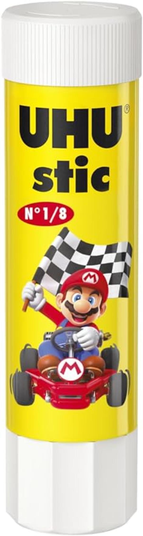 Colla stick Uhu mario kart 8.2gr confezione da 24