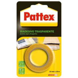 Biadesivo pattex trasparente 15mm x 10m