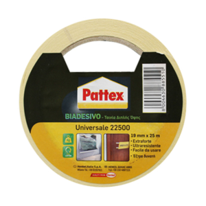 Nastro biadesivo universale extraforte pattex 22500 19x25mm