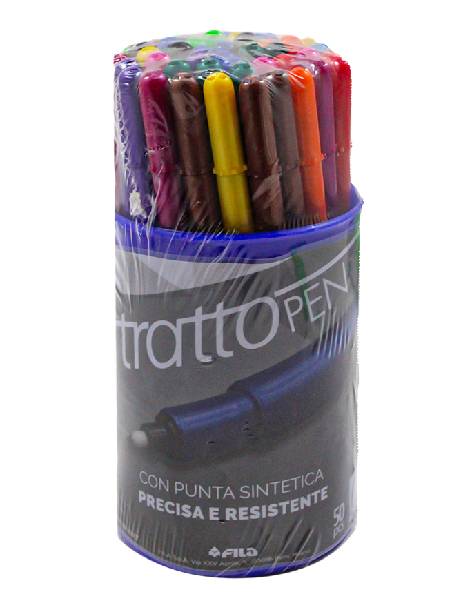 Pennarelli Tratto Pen metal 0.5 confezione da 50