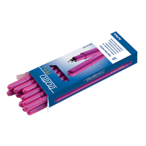 Penna tratto pen metal fucsia confezione da 12