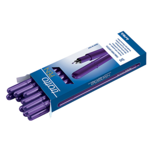 Penna tratto pen metal viola confezione da 12