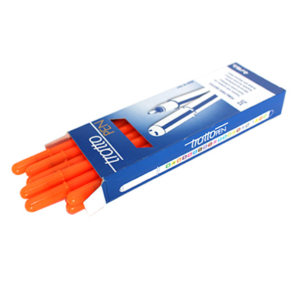 Penna tratto pen metal arancio fluo confezione da 12