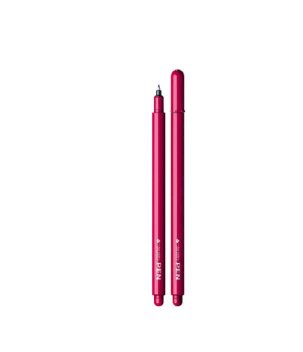 Penna Tratto pen metal bordeaux confezione da 12