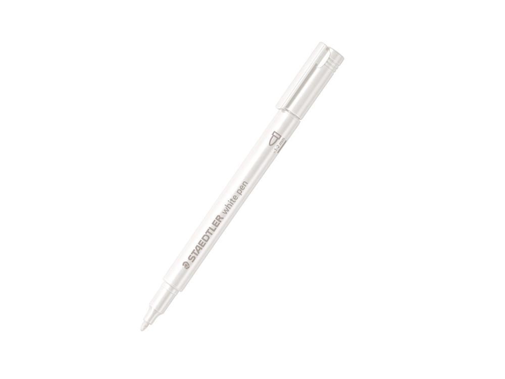 Pennarello Staedtler Metallic Marker bianco confezione da 10