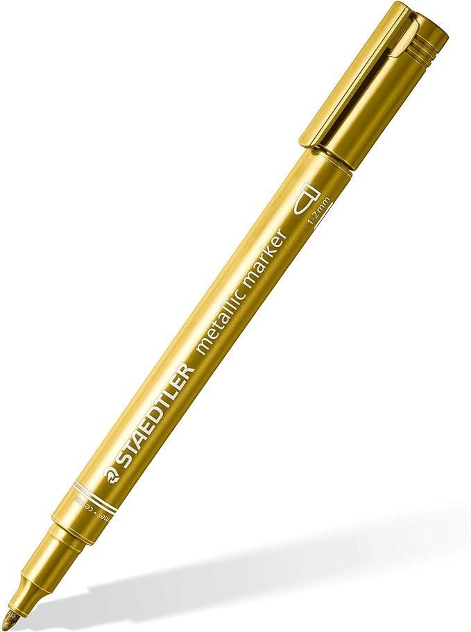 Pennarello Staedtler Metallic Marker oro confezione da 10