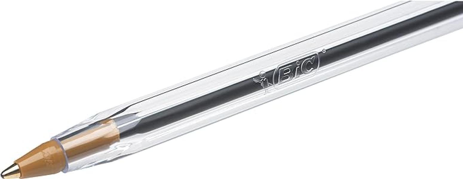 Penna Bic Cristal medium 1.0mm nero confezione da 50