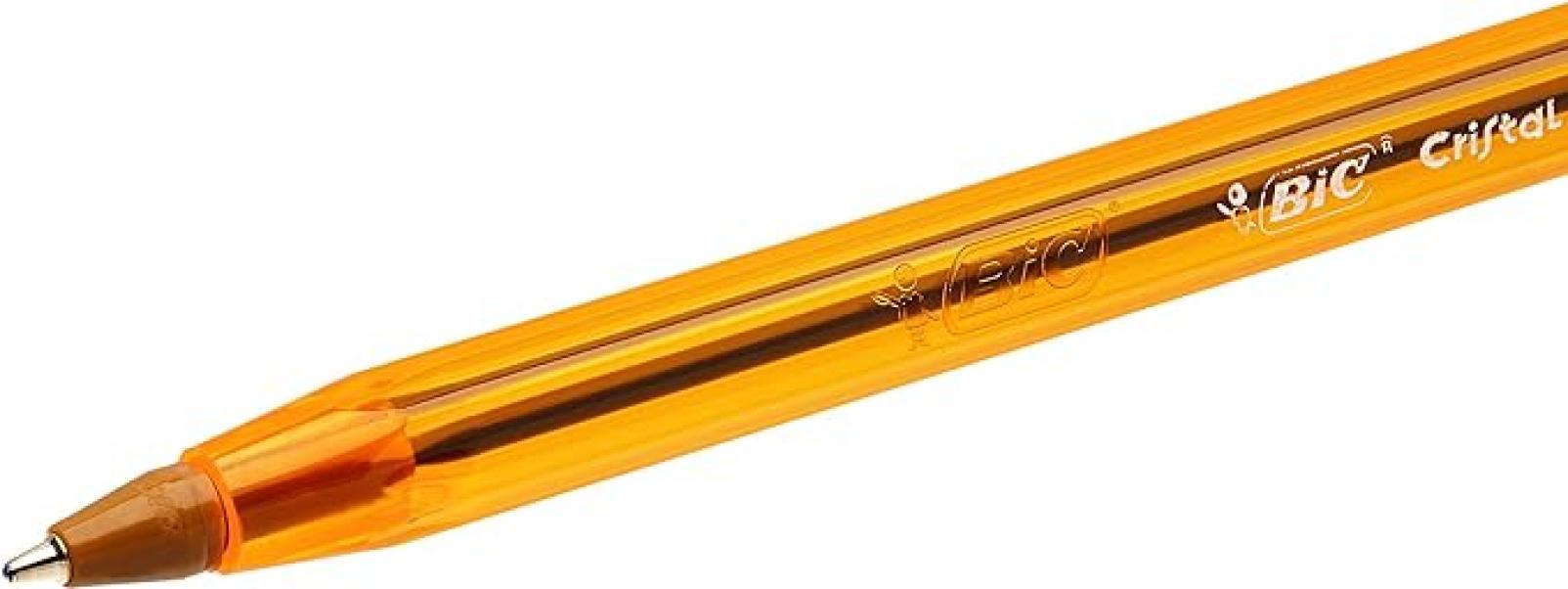 Penna Bic Cristal fine 0.8mm nero confezione da 50