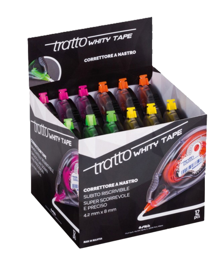 Correttore Tratto whity tape confezione da 12