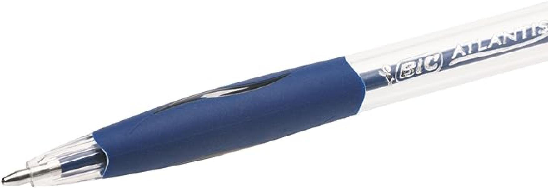 Penna a sfera Bic Atlantis blu 1.0mm confezione da 12