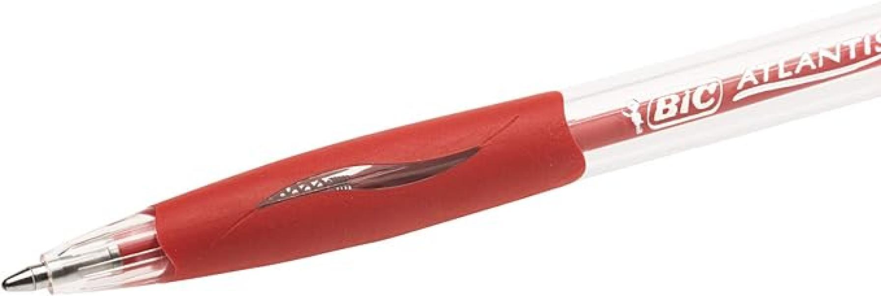 Penna a sfera Bic Atlantis rosso 1.0mm confezione da 12