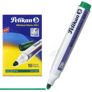 Marcatore per lavagna  whiteboard marker 409f verde confezione da 10