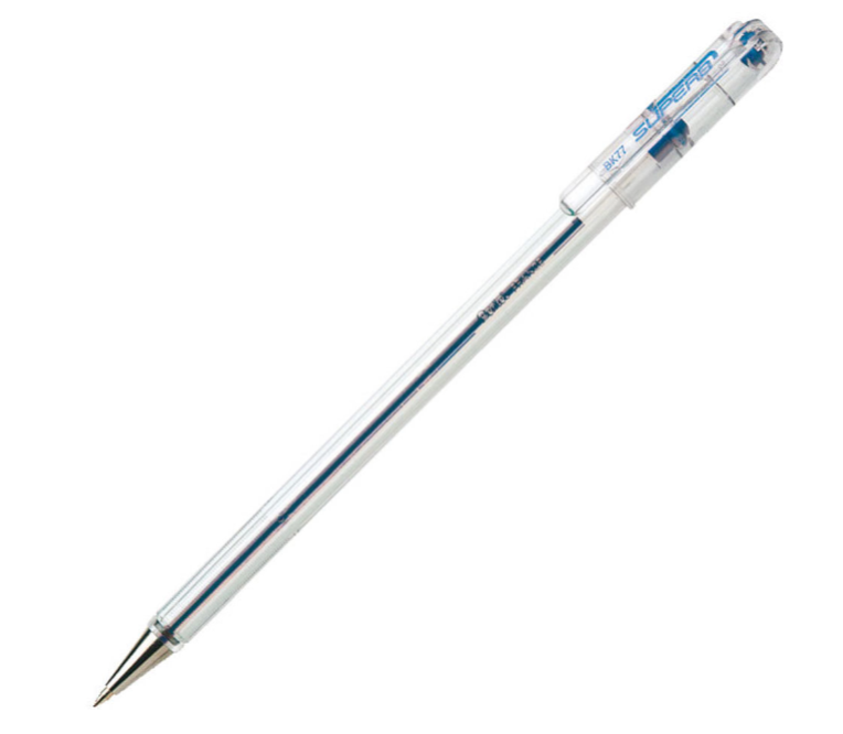 Penna a sfera Pentel superb 0.7mm blu confezione da 12