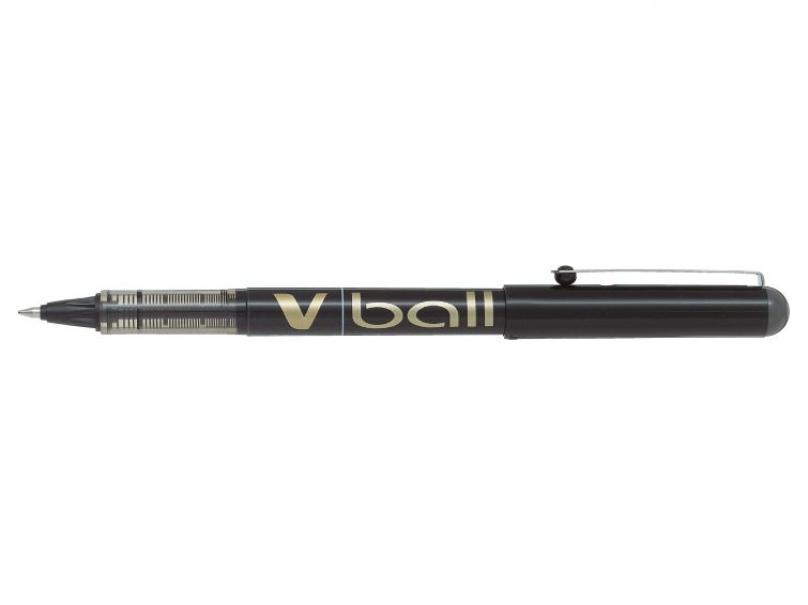 Penna Pilot roller V ball 0.7mm nero confezione da 12