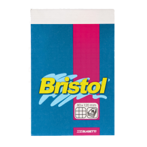 Blocco notes bristol  a7 rigatura 5m confezione da 10