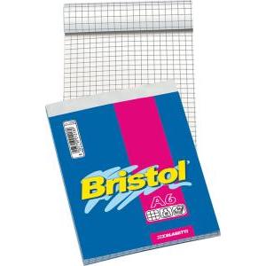 Blocco notes bristol  a6 rigatura 5m confezione da 10