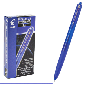 Penna a sfera  blu super grip-g xb 1.6mm confezione da 12