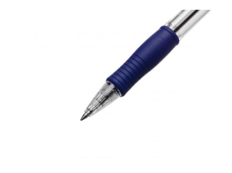 Penna a sfera Pilot super grip 0.7mm blu confezione da 12