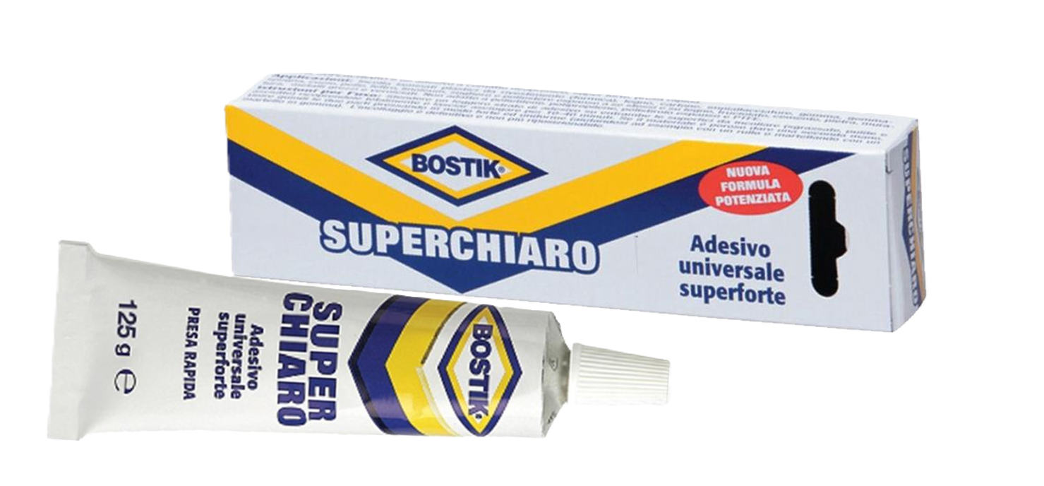 Adesivo universale super chiaro Bostik 125g