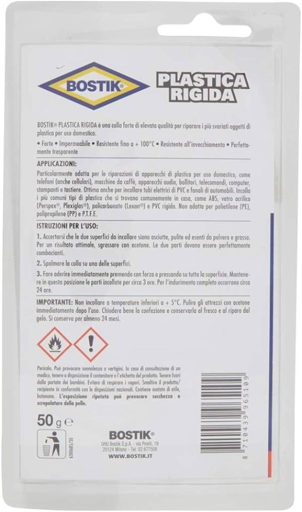 Colla Bostik plastica flessibile 50g