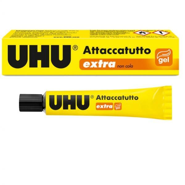 Colla attaccatutto Uhu extra gel trasparente 20ml