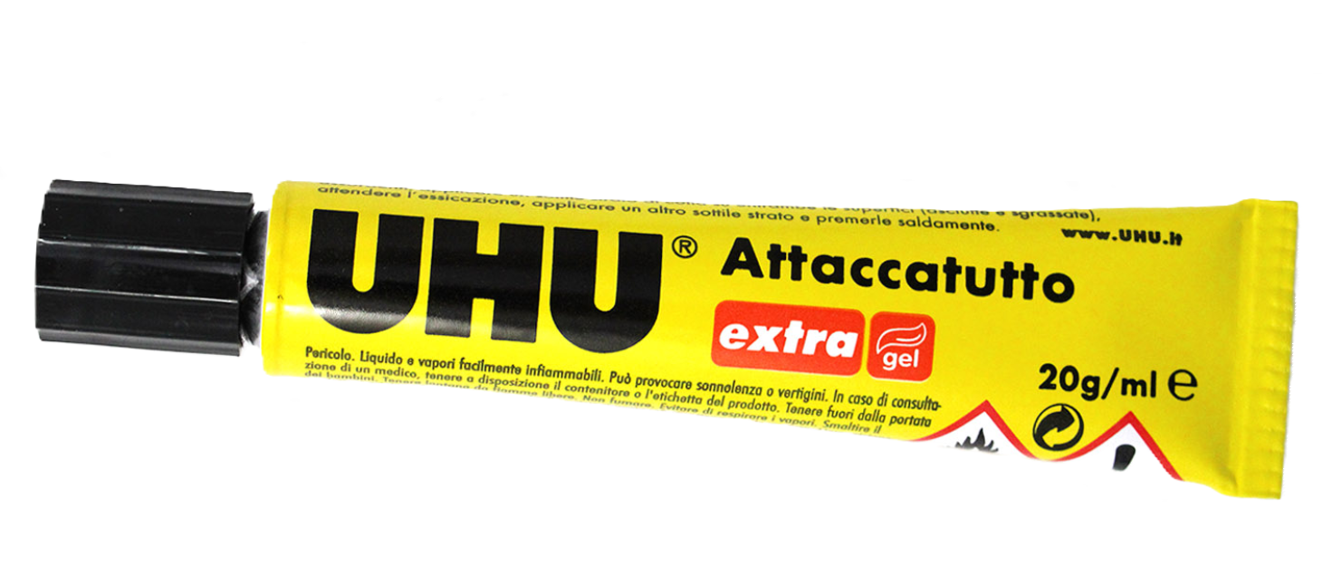 Colla attaccatutto Uhu extra gel trasparente 20ml