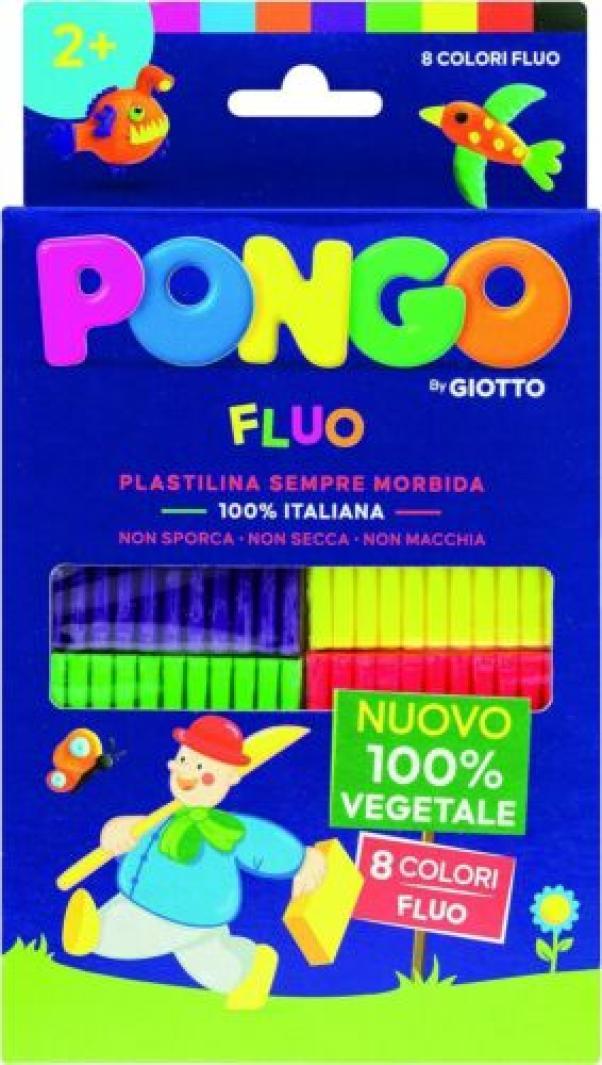 Pongo Giotto fluo 264g confezione da 8