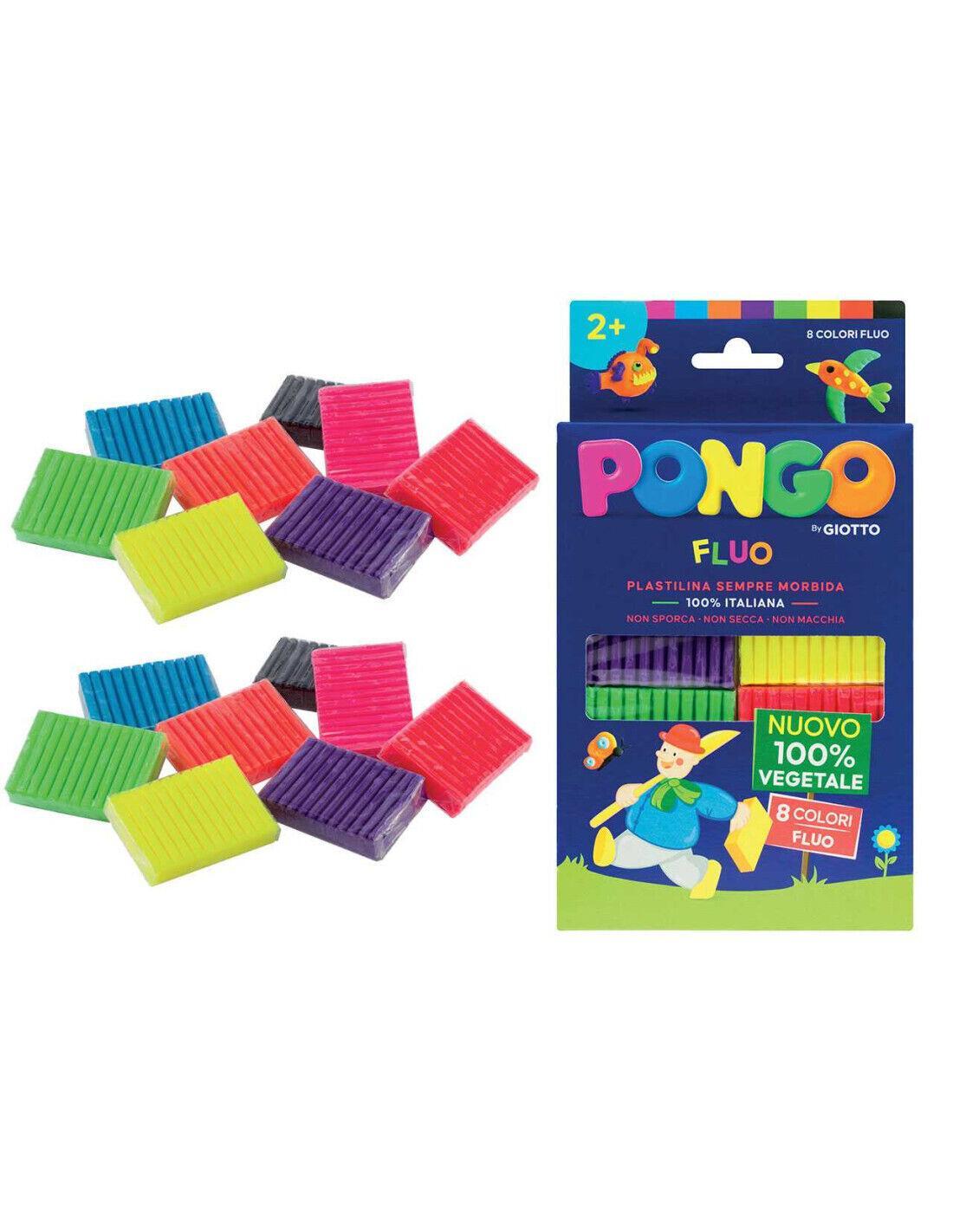 Pongo Giotto fluo 264g confezione da 8